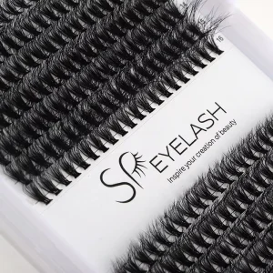 Cluster Lashes 240pcs 30D 40D 50D C D Curl Long Individual Lashes Mixed Tray DIY Lash Extension Kit