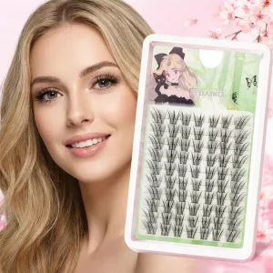 Cluster Lashes Box Mixed Length Natural Wispy Individual Lash Extensions Private Label Custom Packaging