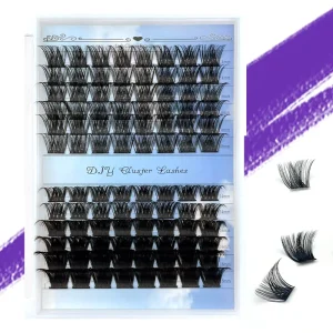 Cluster Lashes DIY Eyelash Cluster Silk Segment Lash Customized Kit and Lash Tools