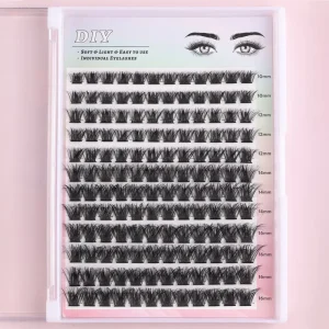 Cluster Lashes DIY Eyelash Extension Kit Vegan Cluster Lashes No Glue Segment Lash Segment Cluster