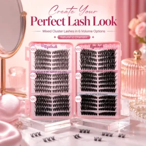 Cluster Lashes DIY Individual Extension Mixed Length 9 16mm Super Fine Band 72 Clusters Vegan Cruelty Free Global Shipping Now