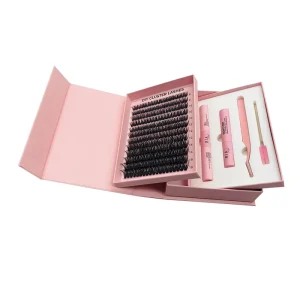 Cluster Lashes DIY Lash Extension Kit Private Label Eyelash DIY Kit