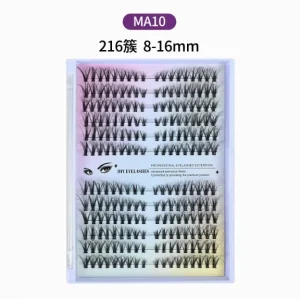 Cluster Lashes DIY Lash Extensions Fluffy Volume False Eyelashes Natural Curl Individual Lashes