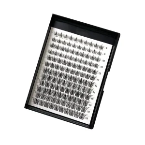 Cluster Lashes Factory Private Label PBT Cluster Lash Extensions Soft Lashes Cluster with Spikes
