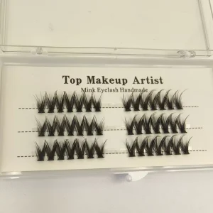 Cluster Lashes Handmade Precut Individual Eyelashes Private Label DIY Segment Lashes Cluster Eyelashes Clusters Vendor