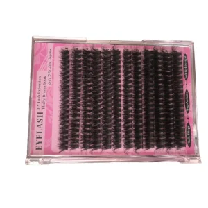 Cluster Lashes Individual Eyelashes Private Label DIY Segment Lashes Cluster Eye Lashes Clusters Vendor