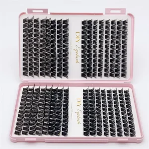Cluster Lashes Lash Clusters 8-16mm Wispy Individual EyeLashes D Curl Cluster Lashes DIY Eyelash Extension