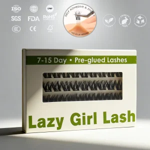 Cluster Lashes Logo Custom Handmade Bottom Eyelash Press on Lashes Fluffy Diy Eyelash Clusters Manga Lash Clusters Manga