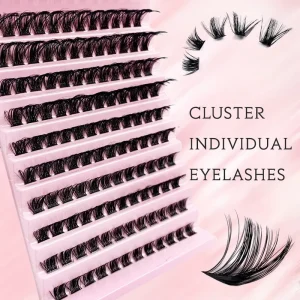 Cluster Lashes Mixed Tray Individual 3D Volume Eye Lashes Soft Natural Mink Lash Cluster False Eyelashes