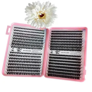 Cluster Lashes Natural Look Soft Thin Band Reusable Eye Makeup Extension DIY Individual Cluster Lashes