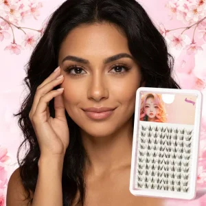 Cluster Lashes Natural Soft Individual Lash Extensions Faux Mink Segmented Lash