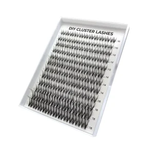 Cluster Lashes Natural Wispy Eyelash Clusters DIY Eyelash Extension Thin Invisible Lash Band Cluster Eyelash Extension