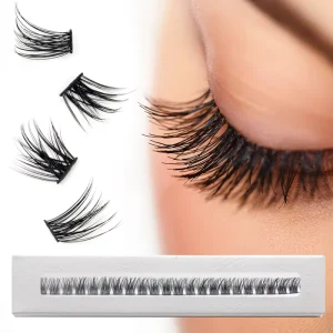 Cluster Lashes Pre Bond Technology Press On Diy Lashes Long Lasting Superfine Band Segment Lash