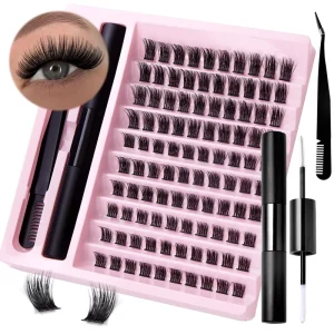 Cluster Lashes Premium Cluster Lashes Kit Handmade Natural Wispy DIY Lashes