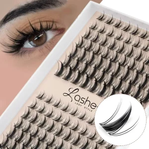 Cluster Lashes Private Label DIY Segment Lash Kit Invisible Band Spiky Cluster Lashes For Salon Use