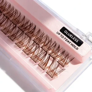 Cluster Lashes Private Label Diy Lash Extension Self Adhesive Pre Glued Eyelashes Reusable Lash Clusters Cruelty Free