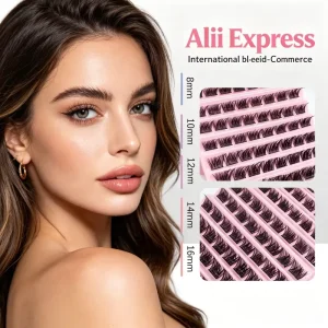 Cluster Lashes Segment Diy Lash Extension Kit OEM ODM Natural Look Wispy Individual Eyelashes 8-16mm Private Label Mink