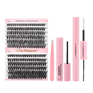 Cluster Lashes Segmented DIY Eyelash Extension Faux Mink Matte Natural Wispy Lashes