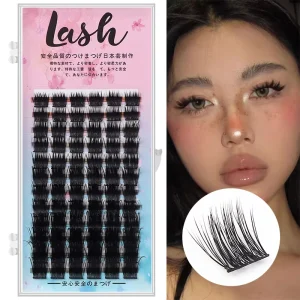 Cluster Lashes Synthetic Fiber Eyelashes Fur Lashes Segmented Eyelash Natural Lashes