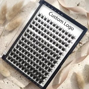 Cluster Lashes c Cc Curl Handmade 9mm-16mm Mixed Length 0.07 Lash Clusters