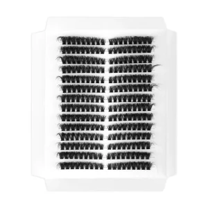 Clusters Lash 3d Faux Mink Fluffy Eyelash Private Label DIY Segment Eye Lash Kit Custom logo DIY Lash Cluster Kit