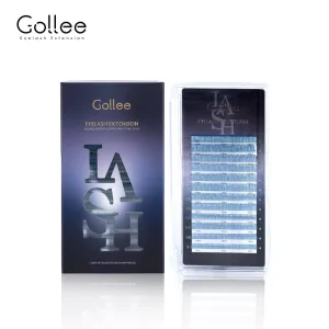 Colored Eyelashes PBT Fiber Ultra-Soft Lightweight Natural Matte Sparkle Easy Fan Individual Lashes Vegan Eyelash 3D