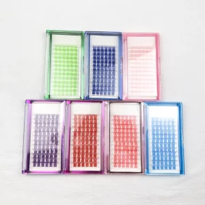 Colorful DIY Lash Cluster Segment Eyelash Extensions