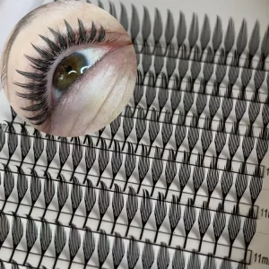 Comic Lash 3D 4D Eyelash Extensions Premade Volume Fan Eyelash Fans Manga Lash Trays Spire Lash Trays Supplies