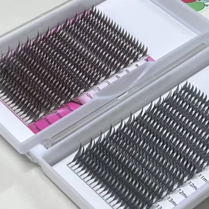 Comic Pointed Pressed Eyelashes 0.06mm Spire Dark Brown Anime Spikes