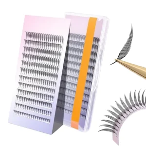 Comic Spire Manga Anime Volume Eyelash Extensions Flat Base Soft PBT Salon Lash Trays