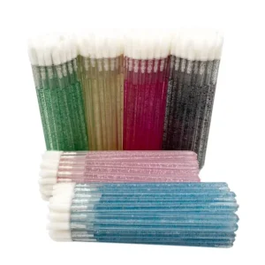 Cosmetic Tube Solid Beauty Cleaner Cleaning Lint Tool Lipstick Lip Brush Brush Gloss Handle Wand Disposable Applicator