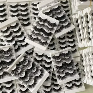 Crazy 3D 18mm Eyelashes Vendors 25mm Mink Lashes Fluffy 5Pairs Full Strip Eyelashes Pack