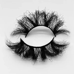 Create Your Own Brand 25mm 28mm Fluffy Mink Eyelash D Curl Long Wispy Thick Fluffy Dramatic 5D Mink Eyelashes