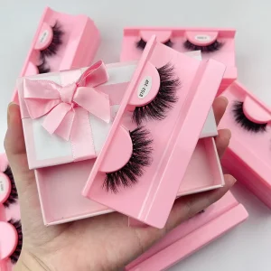 Create Your Own Lashes Brand Lash Boxes Print Logo Full Strip Eyelashes 20mm D Curl Rrussian Eye Lash