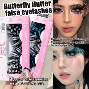 Cross Border Butterfly Flutter Wing False Eyelashes Dramatic Festival Cosplay Anime Stage Lashes