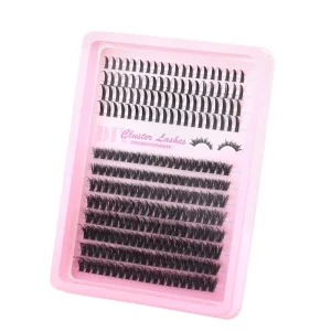 Cross-border 3D Segmented DIY Synthetic Hair Fox Style Waterproof Cruelty-Free False Eyelashes Thick Style Elongated Outer