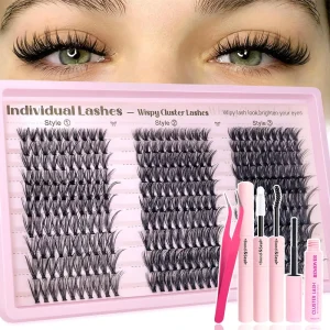 Cross border Bestseller High capacity Asian style False Eyelashes European American style DIY Segmented Grafting D curl