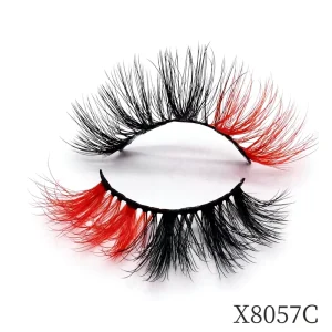 Cross border Colorful False Eyelashes European American Holiday Atmosphere Eye Makeup Lashes Thick Curly Style