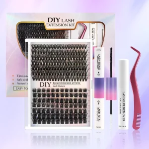 Cross border DIY Foreign Trade Segmented XZ False Eyelashes Thick Natural Lash Extensions WeddingsSingle Clusters 30D 40D 30-40P