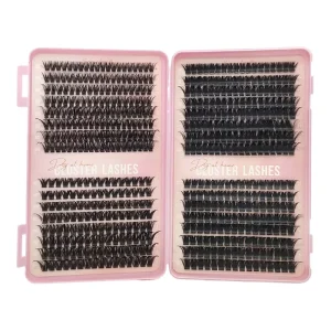 Cross border DIY Semi hand Made False Eyelashes Single Cluster Lashes 60D100D120D150D Mixed Pack Large Volume Eyelash Book for