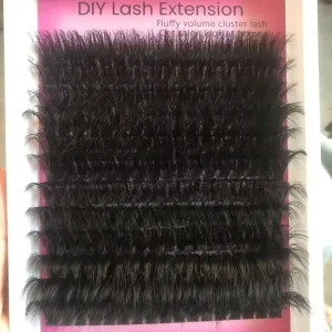 Cross border Dramatic Fox Eye Lashes Spike 22 25mm Long Style Custom Logo Private Label Factory Bulk