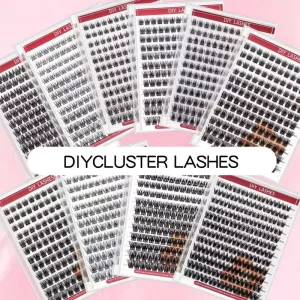 Cross border European American DIY Cluster Eyelashes Synthetic Hair Natural Voluminous False Eyelashes Foreign Trade Best seller