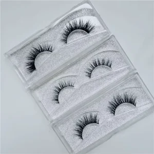 Cruelty Free 100% Real Mink Fur Lashes 3d Natural Mink False Eyelashes