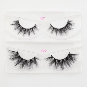Cruelty Free 3D 5D 6D 100% Siberian Mink Fur Eyelashes 15mm 18mm 19mm 20mm 25mm Long Mink Eyelashes with Storage Lashes Box