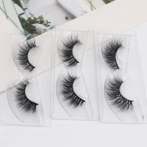 Cruelty Free Fairy False Eyelashes Clusters 16 18mm 3D Fluffy Mink Lashes 5D Mink Eyelashes