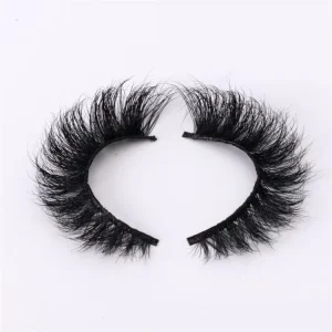 Cruelty Free Mink False Lashes Luxury Real Eyelashes Strip Soft for 3D 5D Style Lightweight Wispy Reusable Eyelashes