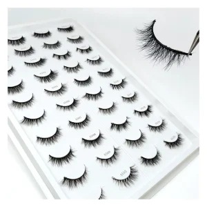 Cruelty Free Mink Lashes Handmade 100% Real Mink Full Strip Eyelashes Short Natural False Eyelashes