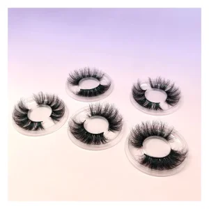 Cruelty Free Real Mink Eyelashes 25MM Volume C D Curl Faux Cils