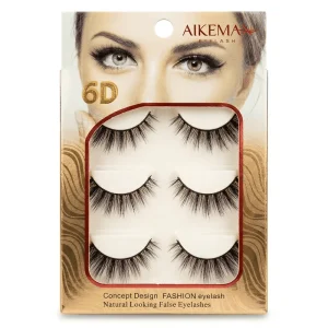 Cruelty-Free Synthetic Lashes Full Strip Eyelashes for Daily Office & Bridal Makeup Salon Vendors