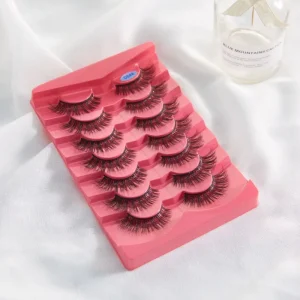 Cruelty Free Vegan Lashes Private Label Fake Lashes Synthetic Eyelashes 3d Faux Mink Eyelashes Vendor